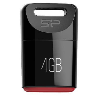 USB флеш накопитель Silicon Power 4GB Touch T06 Black SP004GBUF2T06V1K