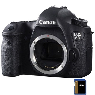 Цифровой фотоаппарат CANON EOS 6D body (Wi-Fi + GPS) 8035B023
