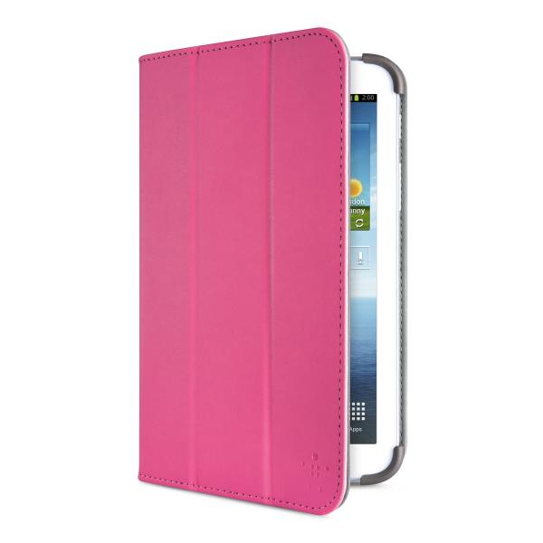 Чохол Galaxy Tab3 7.0 Belkin Tri-Fold Cover Stand рожевий F7P120vfC02