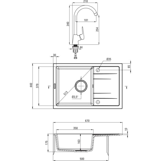 Deante ZQZC211A