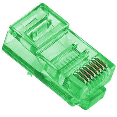Merlion RJ-45 8P8C UTP Cat-5 Q100 Green