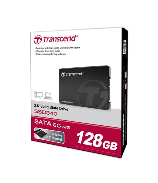 Накопитель SSD 128GB Transcend SSD340K 2.5" SATAIII MLC TS128GSSD340K
