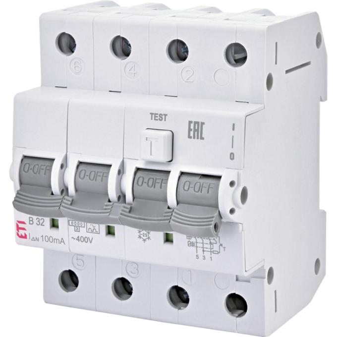 ETI KZS-4M 3p+N C 20/0,03 тип AC (6kA)