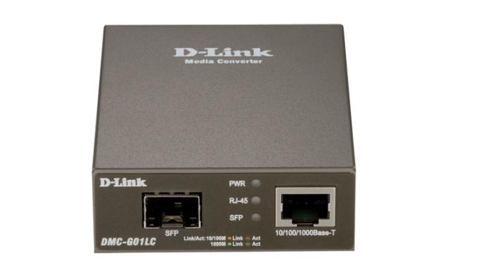 Медіаконвертер з портом 1000Ba se-T та 1000Base-X SFP DMC-G01LC/A1A D-LINK