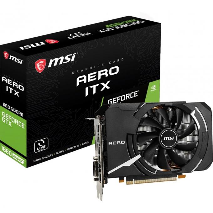 Видеокарта MSI GeForce GTX1660 SUPER 6144Mb AERO ITX (GTX 1660 SUPER AERO ITX 6G)
