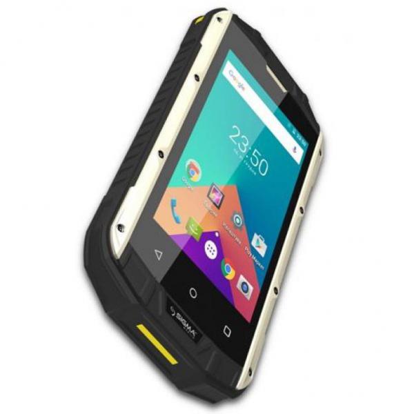 Мобильный телефон Sigma X-treme PQ17 Dual Sim Black-Yellow 4827798373910