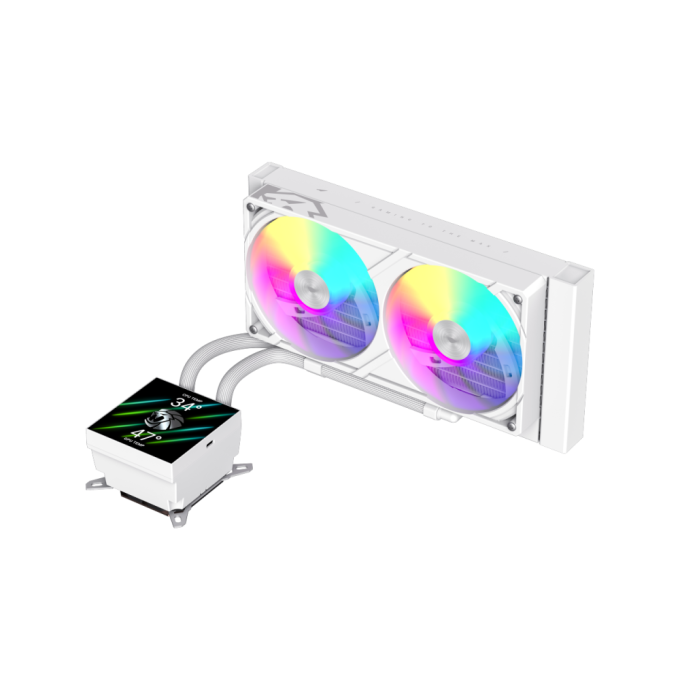 GAMEMAX GLACIER 240 LCD WH