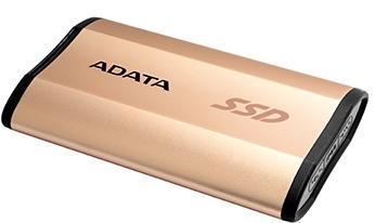 Твердотільний накопичувач SSD ADATA 256GB USB 3.1 SE730H Gold ASE730H-256GU31-CGD