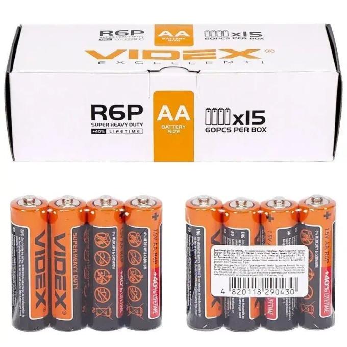 VIDEX R6P/AA 60pcs SC