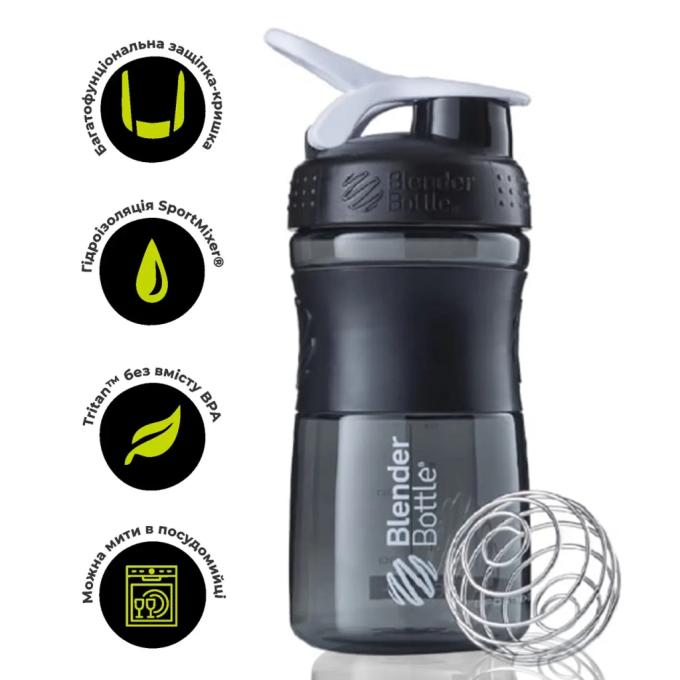 BlenderBottle SM 20oz Black/White