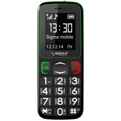 Мобильный телефон Sigma mobile Comfort 50 Mini3 Black/Green