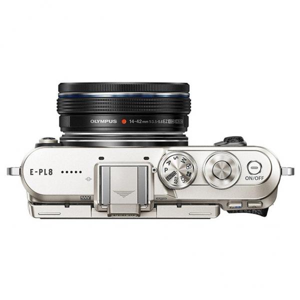 Цифровой фотоаппарат OLYMPUS E-PL8 14-42 mm Pancake Zoom Kit black/black V205082BE000