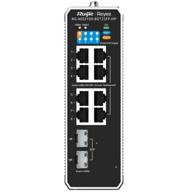 Ruijie Networks RG-NIS2100-8GT2SFP-HP