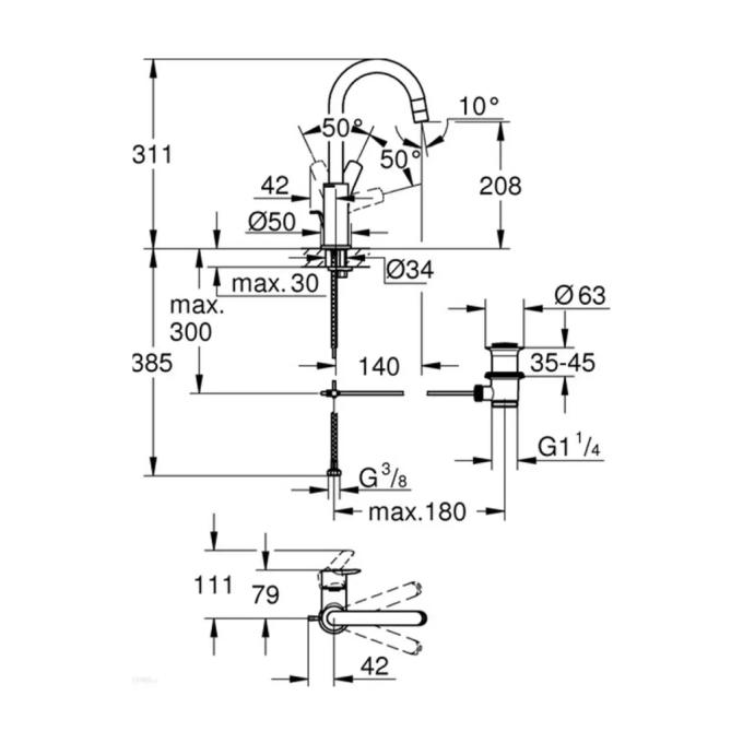 Grohe QuickFix 242032432