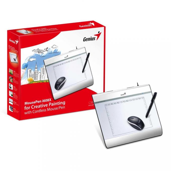 Графический планшет Genius MousePen i608 6" x 8" (31100060101)