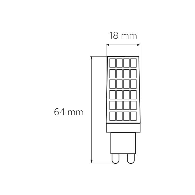 EUROLAMP LED-G9-0640(220)