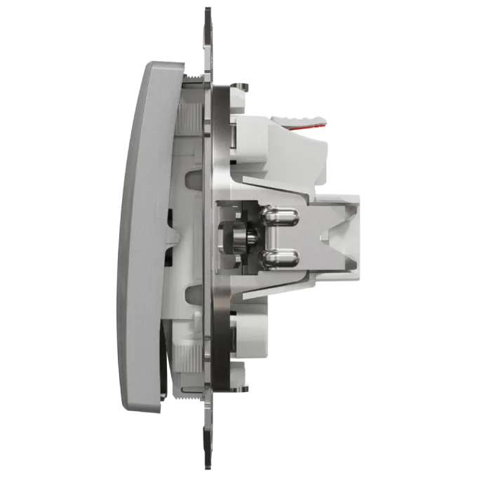 Schneider Electric SDD113101 Sedna Design & Elements 1-клавишный алюминий