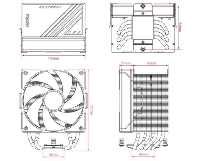 ID-Cooling FROZN A610 ARGB White