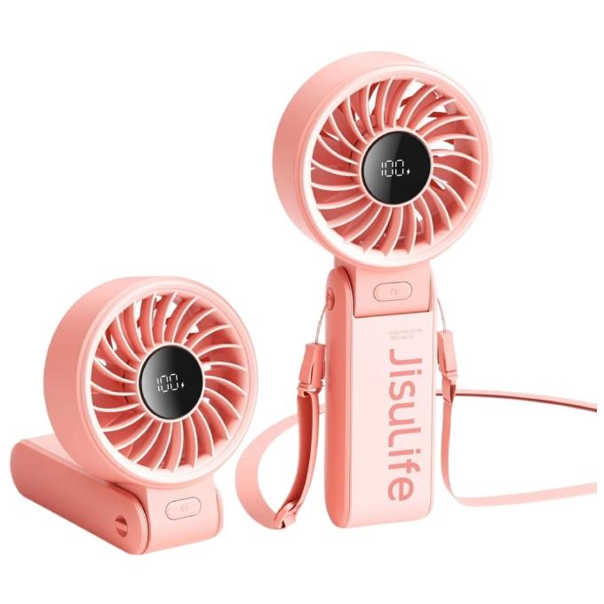 Jisulife Handheld Fan 7 pink