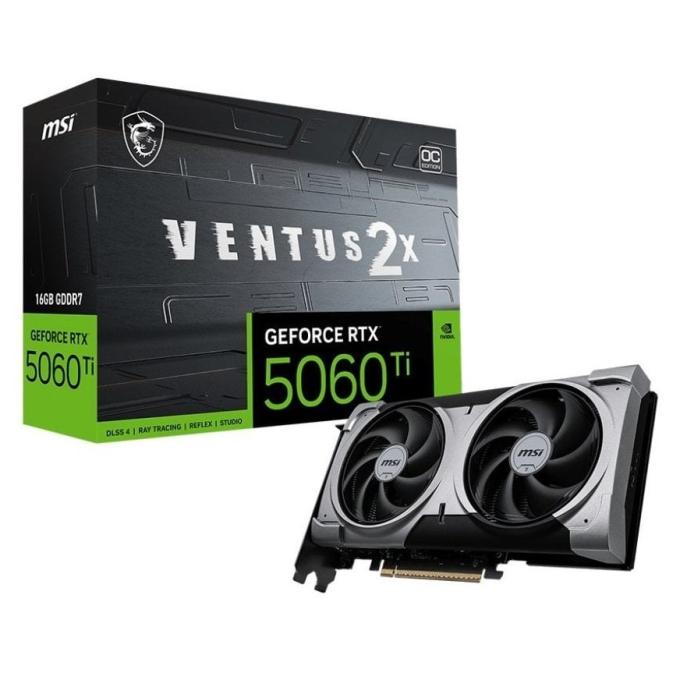 MSI GeForce RTX 5060 Ti 16G VENTUS 2X OC PLUS