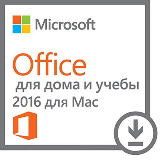 Офисное приложение Microsoft Off Mac Home Student 2016 AllLng PKLic Onln CEE Only DwnLd C GZA-00665