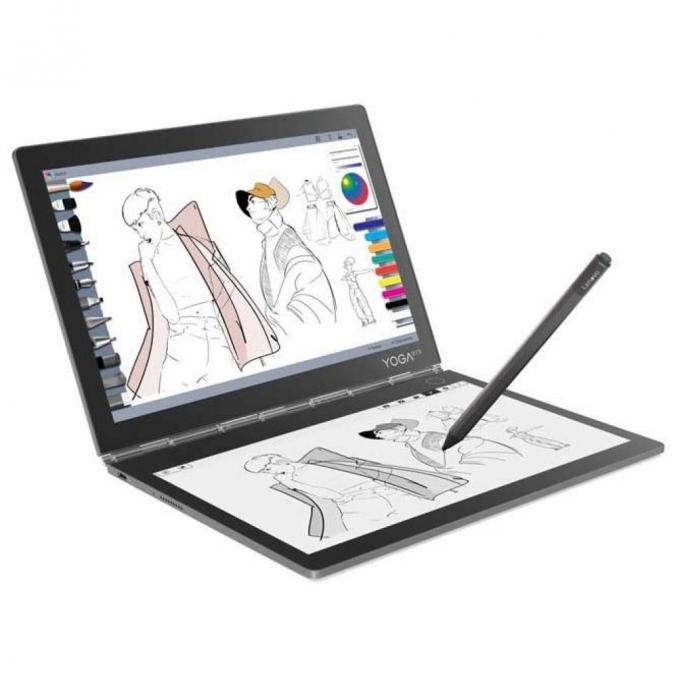 Планшет Lenovo Yoga Book C930 YB-J912F 10.8" 4/256GB Wi-Fi Win10H Iron Gray ZA3S0044UA