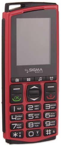 Мобильный телефон Sigma Comfort 50 mini4 Red Black 4827798337424