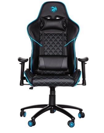 Кресло игровое 2E GC23 Black/Blue 2E-GC23BLB