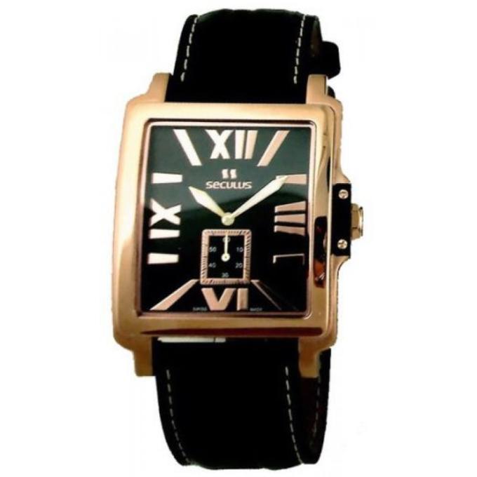 Seculus 4492.1.1069 black-r, pvd-r, black leather