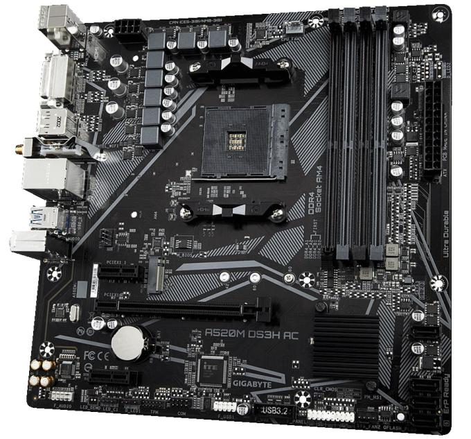 GIGABYTE A520M DS3H AC