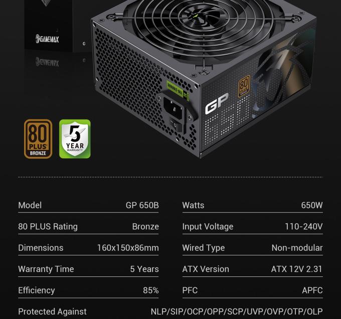 GAMEMAX GP 650B