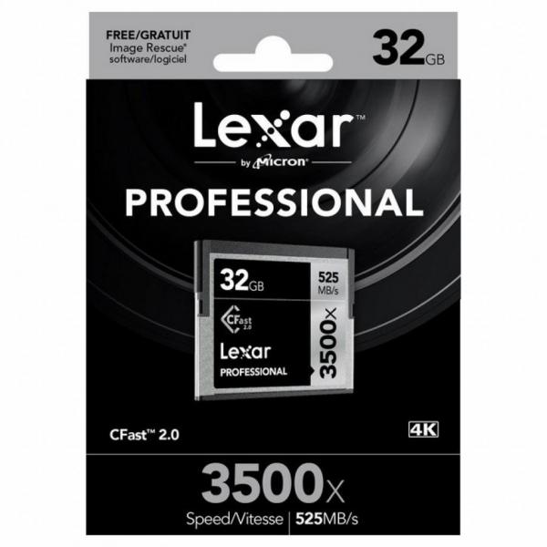Карта памяти Lexar 32Gb Compact Flash 3500x Professional LC32GCRBEU3500