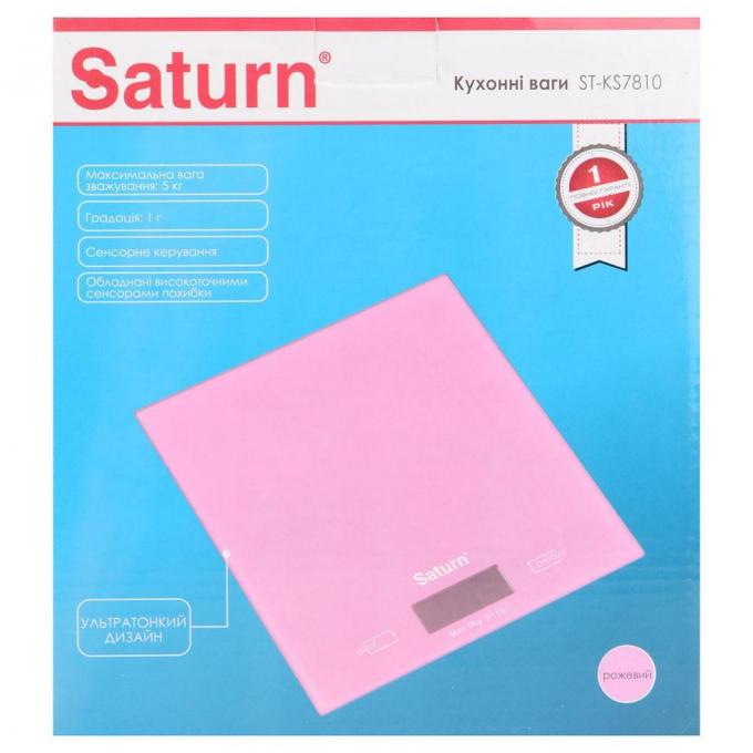 Весы кухонные SATURN ST-KS7810 pink
