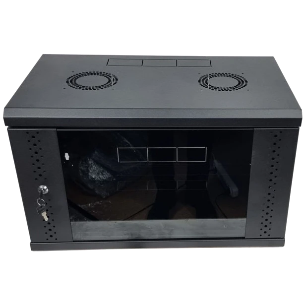 ESERVER EServer 6U 600х500х370 скло, чорна