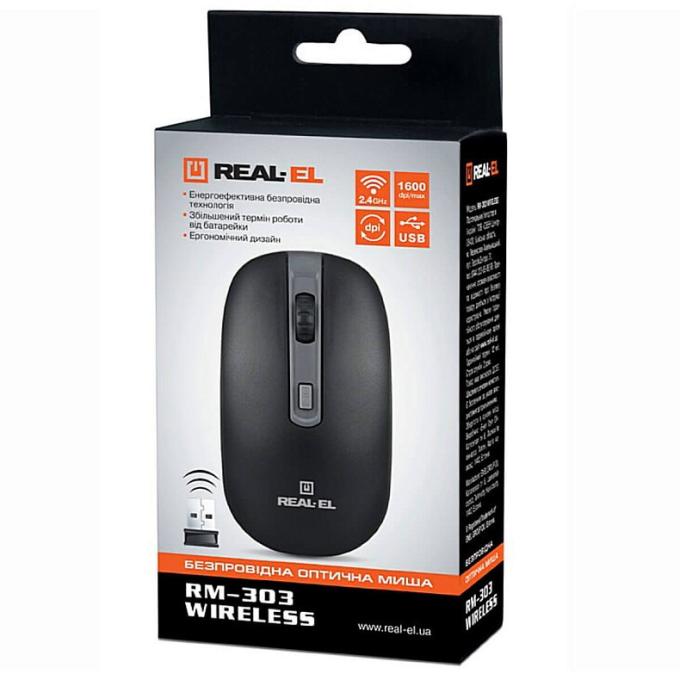 REAL-EL RM-303 black-grey