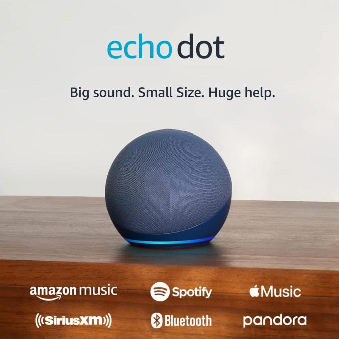 Amazon Echo Dot (5th) with Alexa Deep Sea Blue_US
