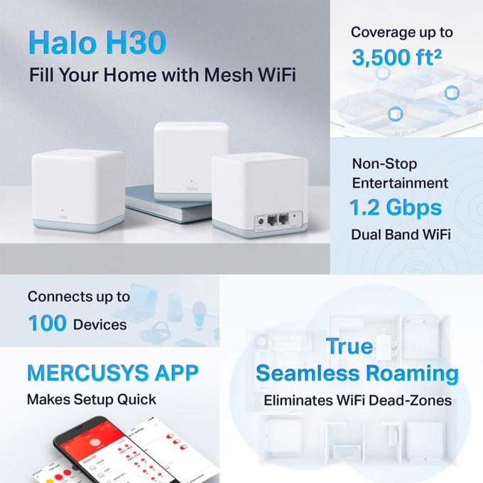 MERCUSYS HALO H30(3-PACK)