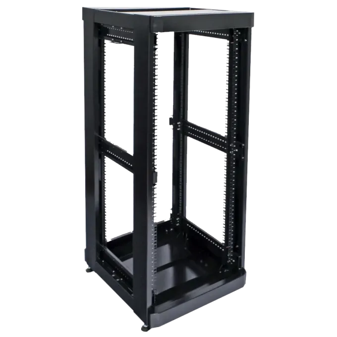 Шкаф черный 19" 18U, 610 х 675 мм
