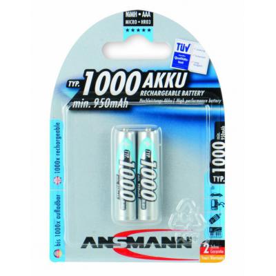 Аккумулятор Ansmann AAA R3 1000mAh * 2 5030892