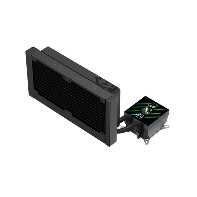 GAMEMAX GLACIER 240 LCD BK