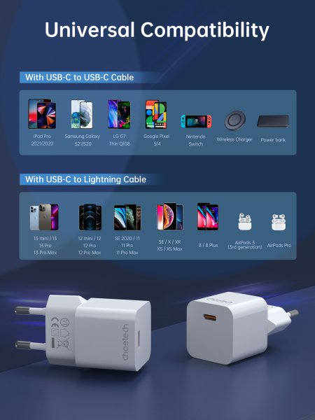 Choetech PD5010-EU-WH