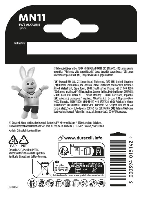 Duracell 5007387