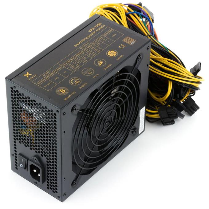 Блок питания Vinga 1350W VPS-1350 Mining edition