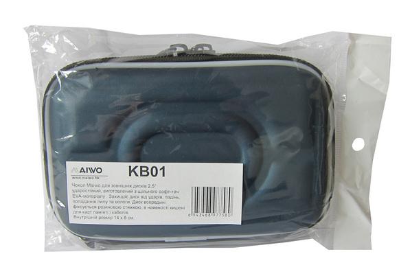 Чехол Maiwo HDD 2,5" KB01 dark blue