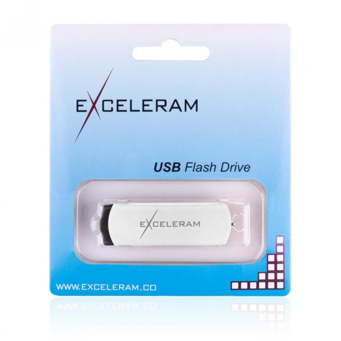 USB флеш накопитель eXceleram 8GB P2 Series White/Black USB 2.0 EXP2U2WH2B08