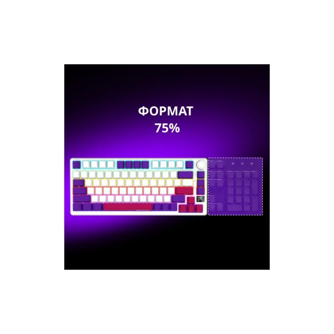 LORGAR LRG-KBP7075W-WH-US