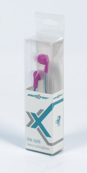 Наушники Maxxter EPM-106 Pink/Blue EPM-106PB