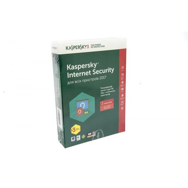 ПО Kaspersky Internet Security 2017 Eastern Europe Edition 2 ПК 1 год + 3 мес. Box KL1941OBBFS 2017 Kaspersky lab