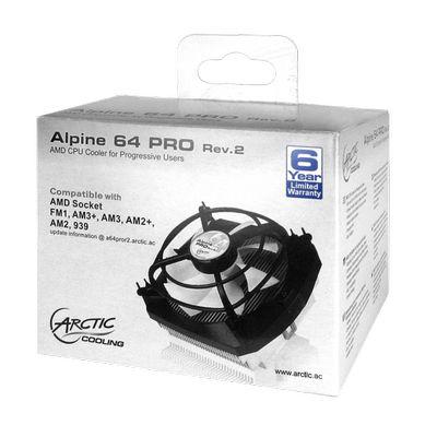 Кулер для процессора Arctic Alpine 64 Pro Rev 2 UCACO-A64D2-GBA01