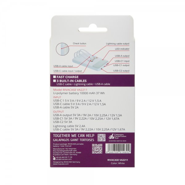 RivaCase RIVAPOWER VA2211 (White)